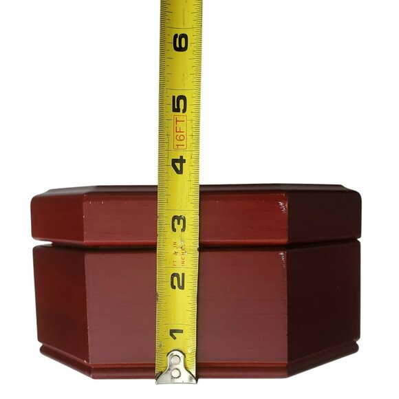 VTG Wood Cigar Humidor Tobacco Box Hygrometer Humidifier Jewelry Trinket Taiwan - Picture 15 of 15